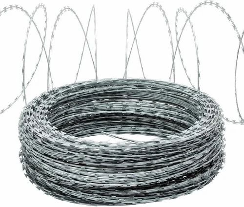 450mm Mild Steel Razor Wire